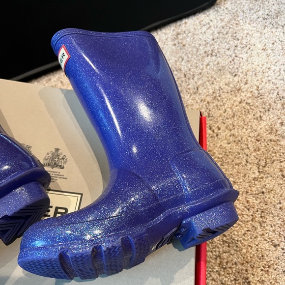 Hunter Original Kids Starcloud boots in Electric Storm - Picture 7 of 16